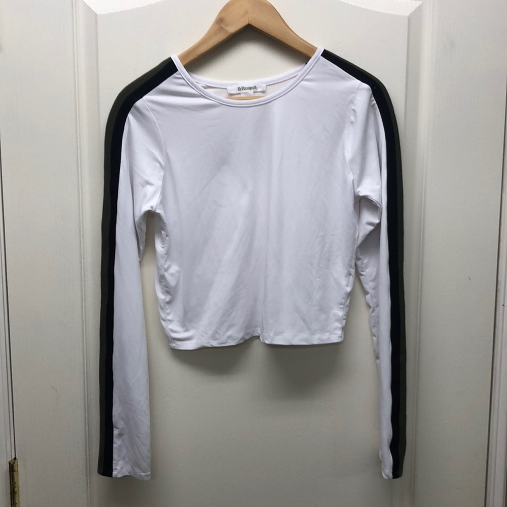 Rellamped white crop top